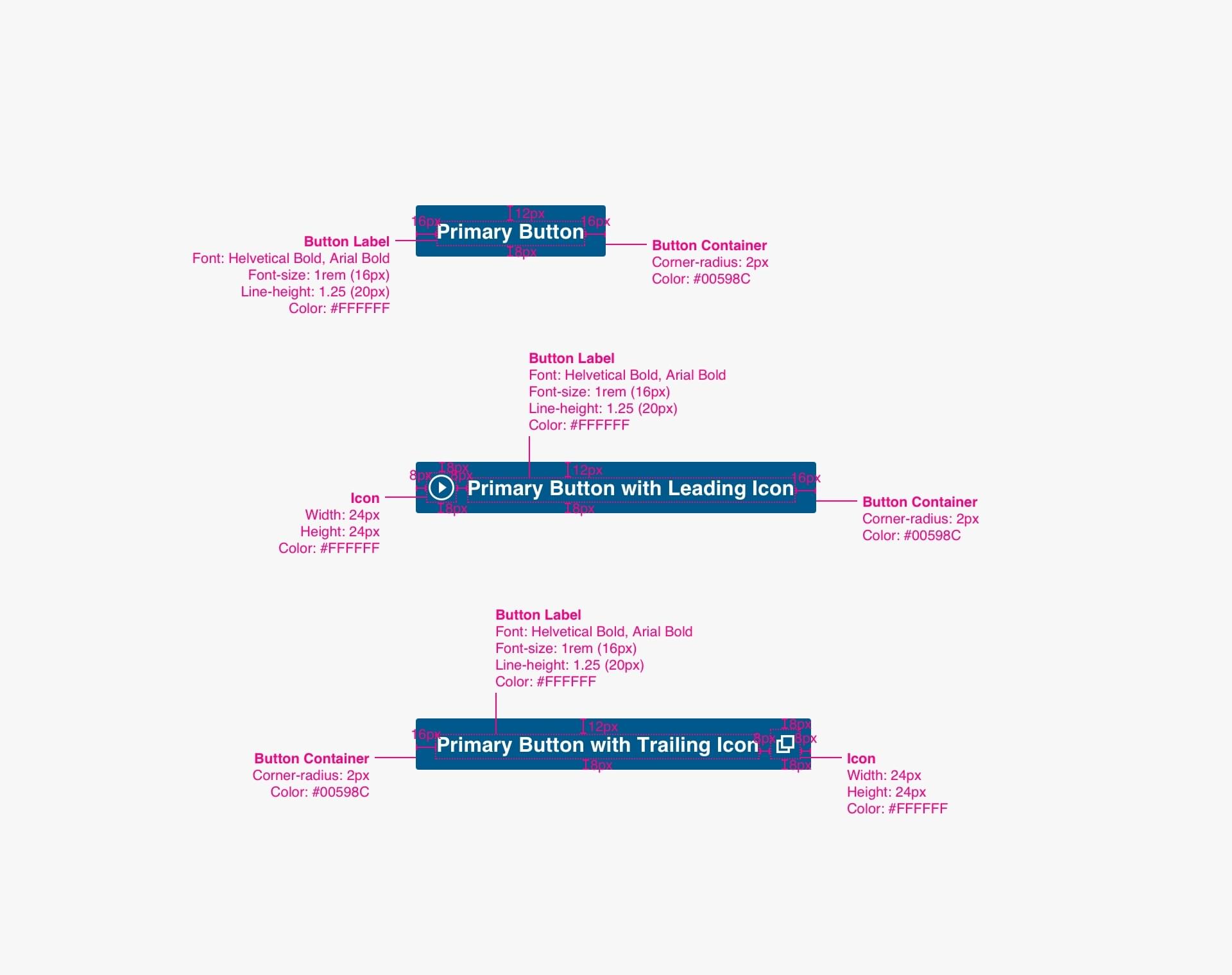 Primary Button Types Specs Image